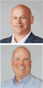 Headshots of Executive Coaches, Orion Colfer, MD, FACEP, and Michael Silverman, MD